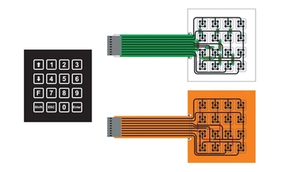 När du använder PET och FPC kretsar i en Membran Switch Designa